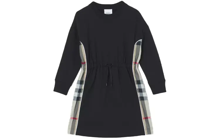 

Детские платья Burberry Kids, цвет черный