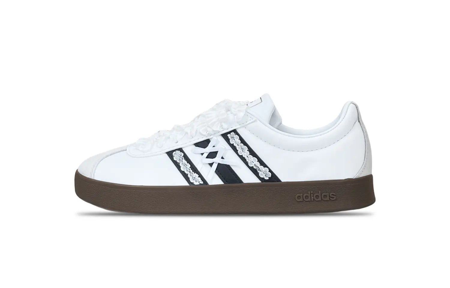 

Кроссовки adidas neo Vl Court Classic Skateboarding Shoes Unisex Low-top White/black, белый