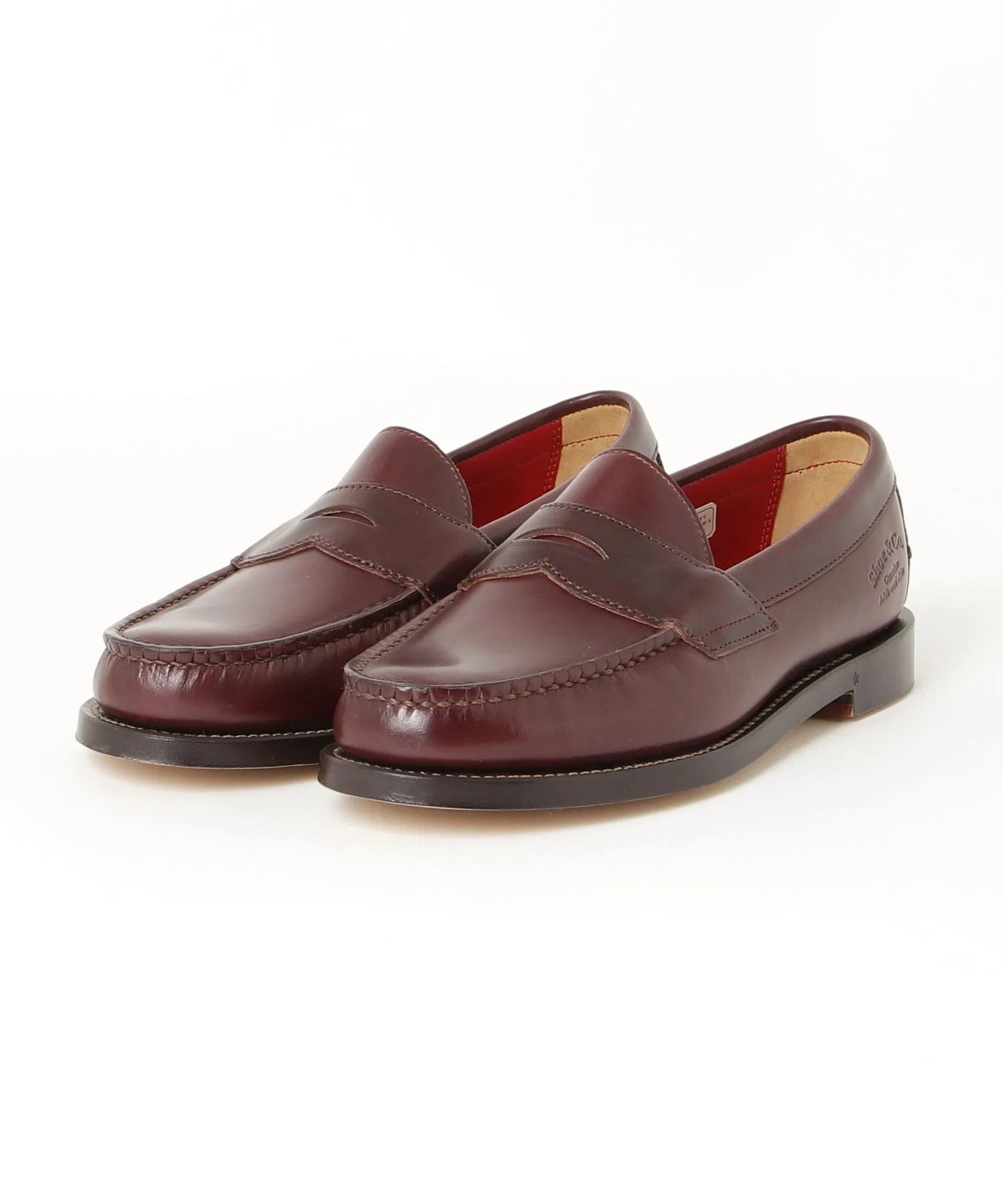 Мужские кожаные лоферы REGAL Shoe & Co. 927S бордовые