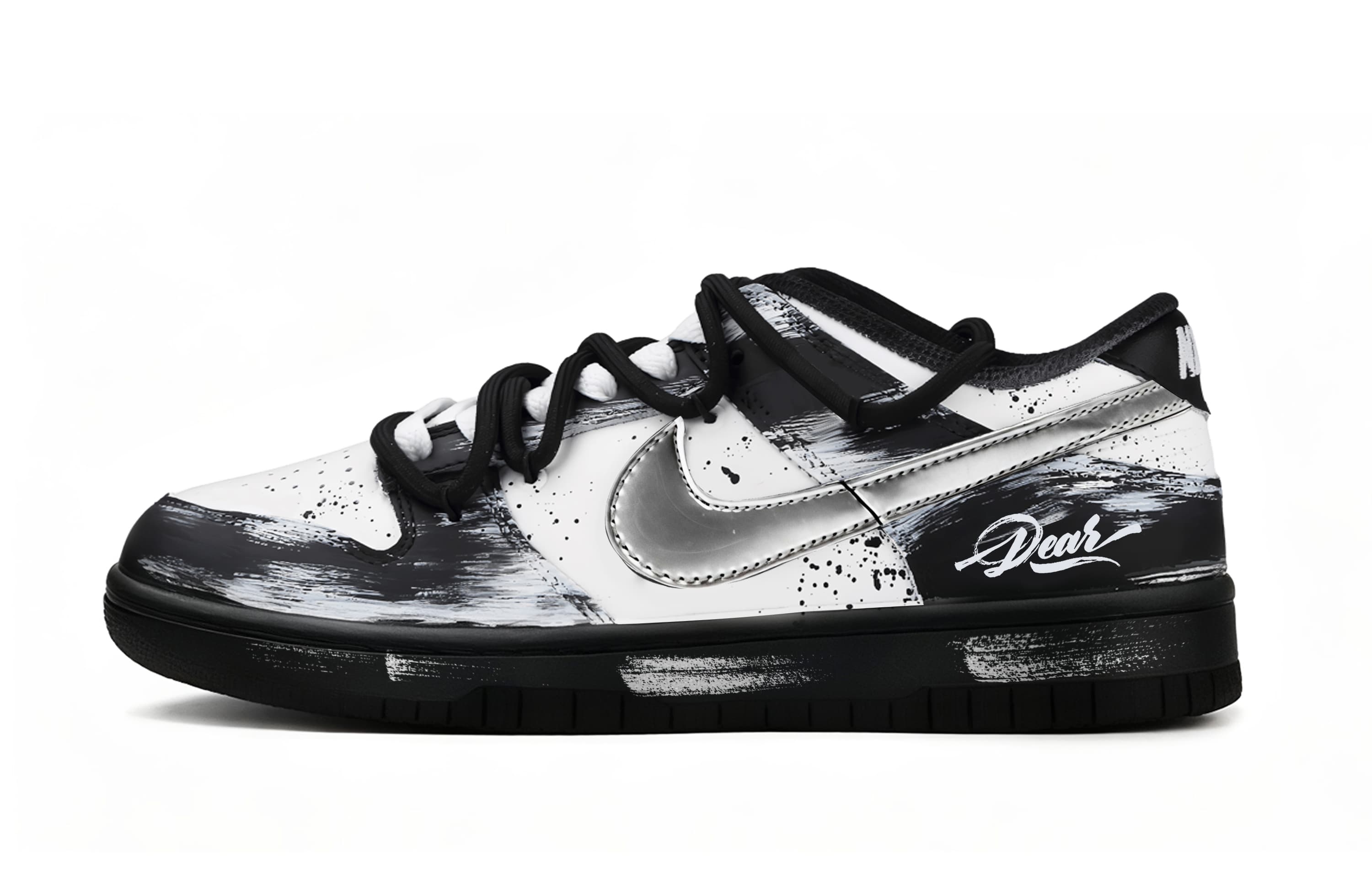 

Кроссовки для скейтбординга Dunk Graffiti Debate, устойчивые к истиранию, низкие, Unisex, Nike, черный