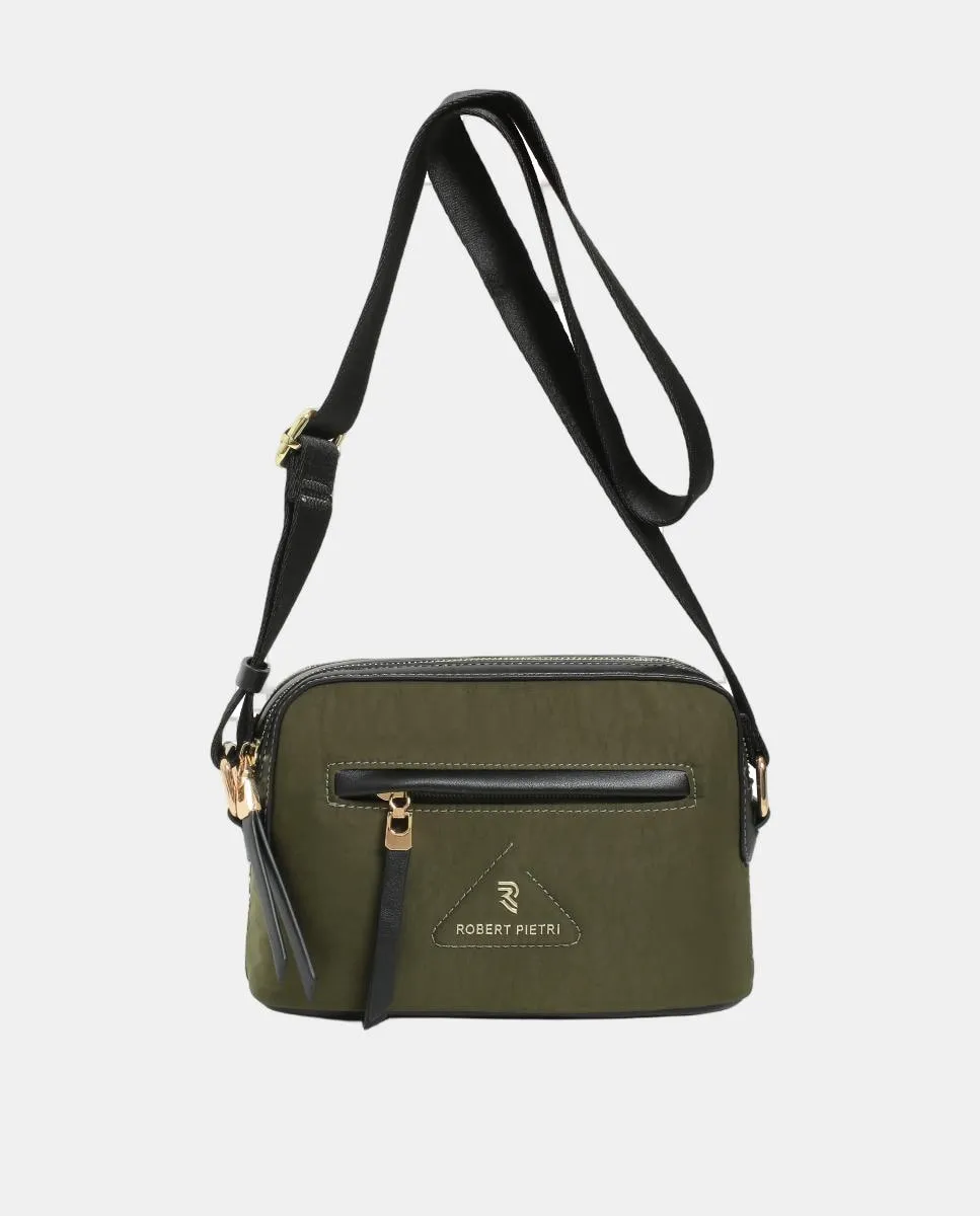 

Небольшая нейлоновая сумка с застежкой-молнией Robert Pietri, зеленый