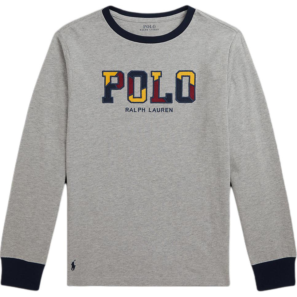 

Футболка серая детская Polo Ralph Lauren