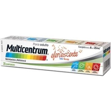 

Multicentrum шипучий апельсиновый вкус 20 таблеток