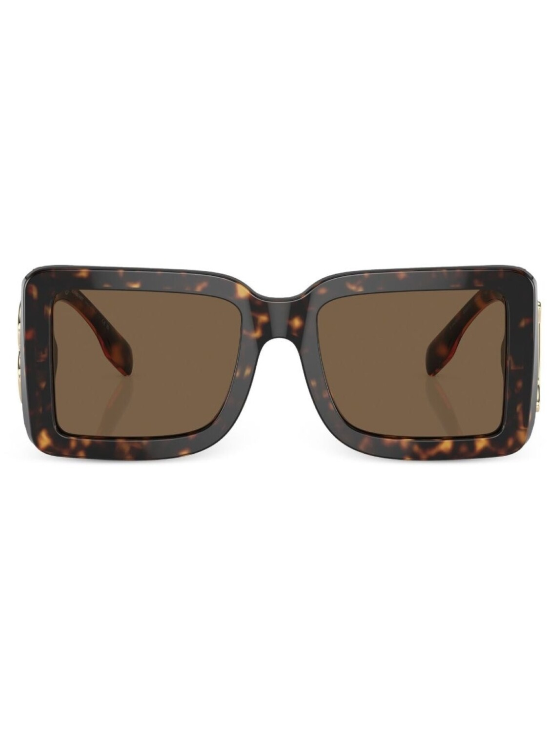

Burberry Eyewear солнцезащитные очки с логотипом TB, коричневый