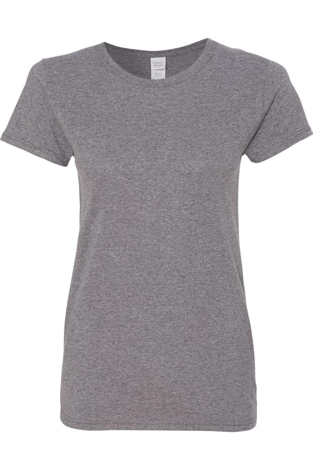 

Женская футболка Gildan Heavy Cotton, цвет graphite heather