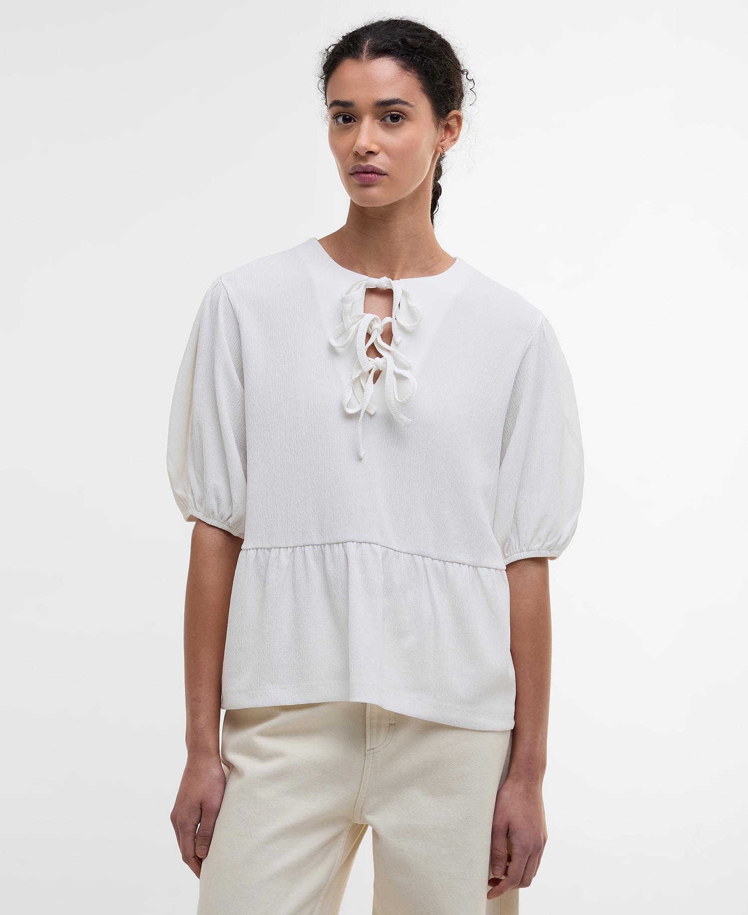 

Блузка Barbour Louise Peplum, Cloud