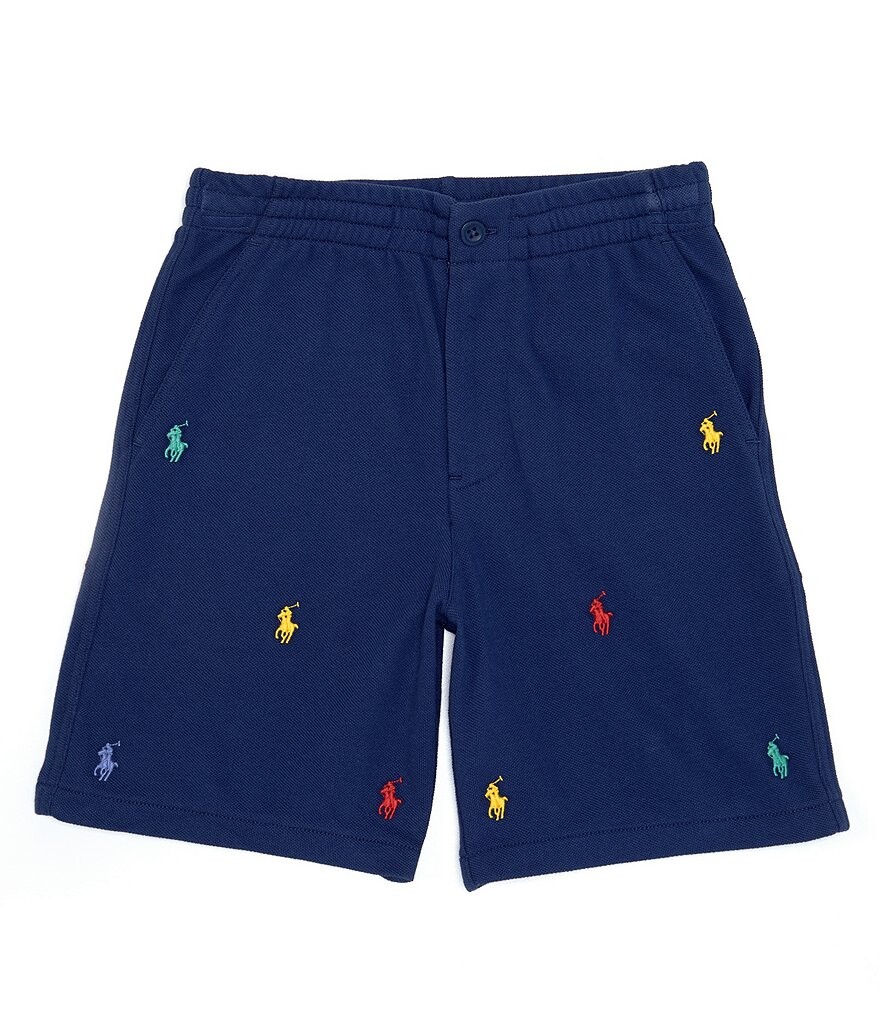 

Сетчатые шорты Polo Ralph Lauren Big Boys 8–20 Polo Prepster, синий