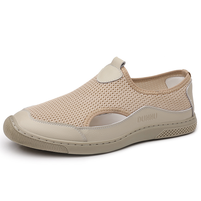 

Dunnu Мужские низкие кеды бежевые, цвет Beige