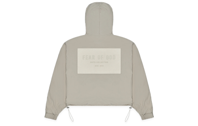 

Толстовка с капюшоном из плотного нейлона на молнии Fear Of God