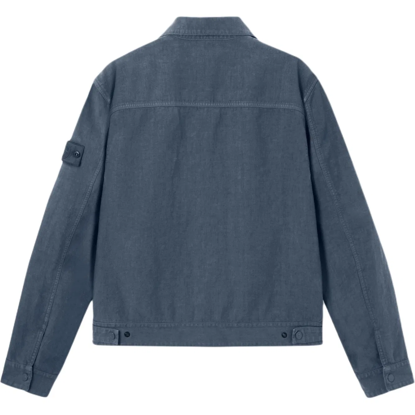Куртка мужская SS26 BONDED LINEN TC_S.I. GHOST STONE ISLAND, Slate Blue — фото 3
