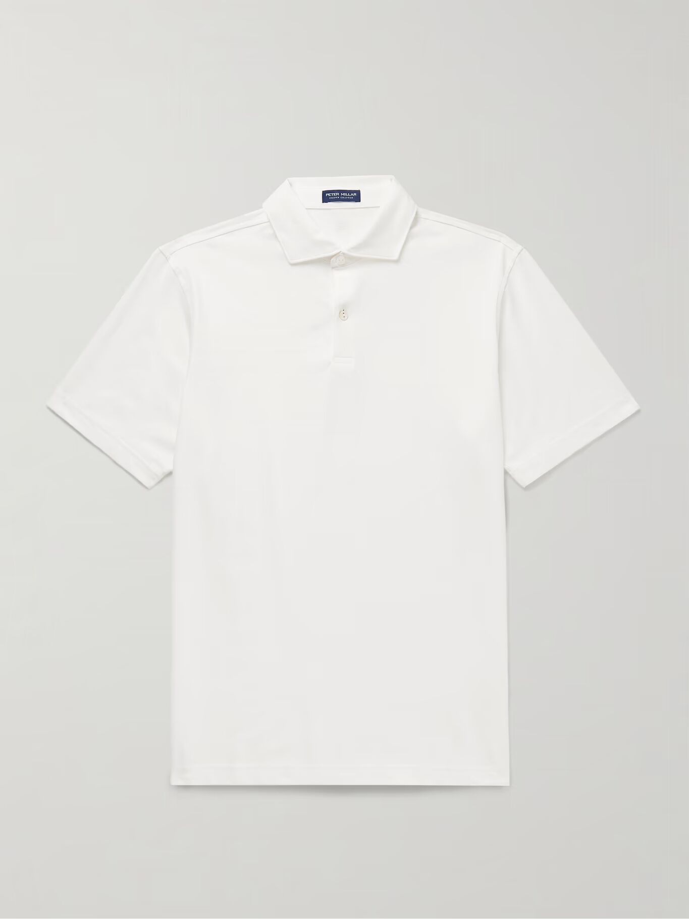 

Рубашка-поло Albatross Pima из смеси хлопка и пике PETER MILLAR, белый