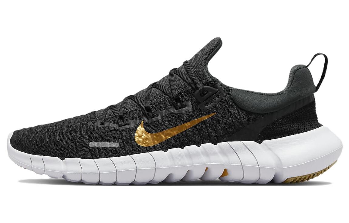 

Кроссовки Nike Rn 5.0 женские, черный / белый / золотой