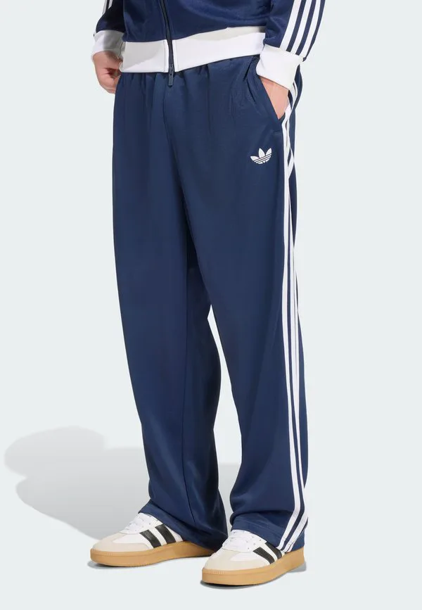 Свободные спортивные штаны из термобелья Adidas Originals, Night Indigo White