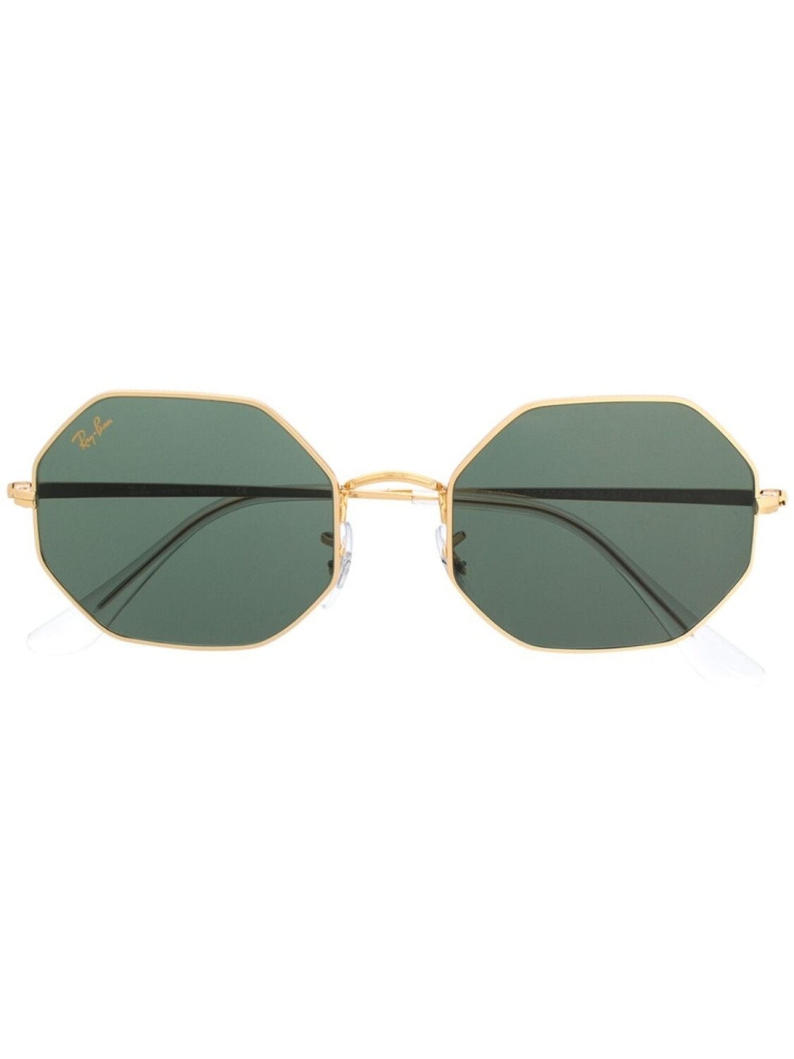 

Ray-Ban солнцезащитные очки в геометричной оправе, золотистый