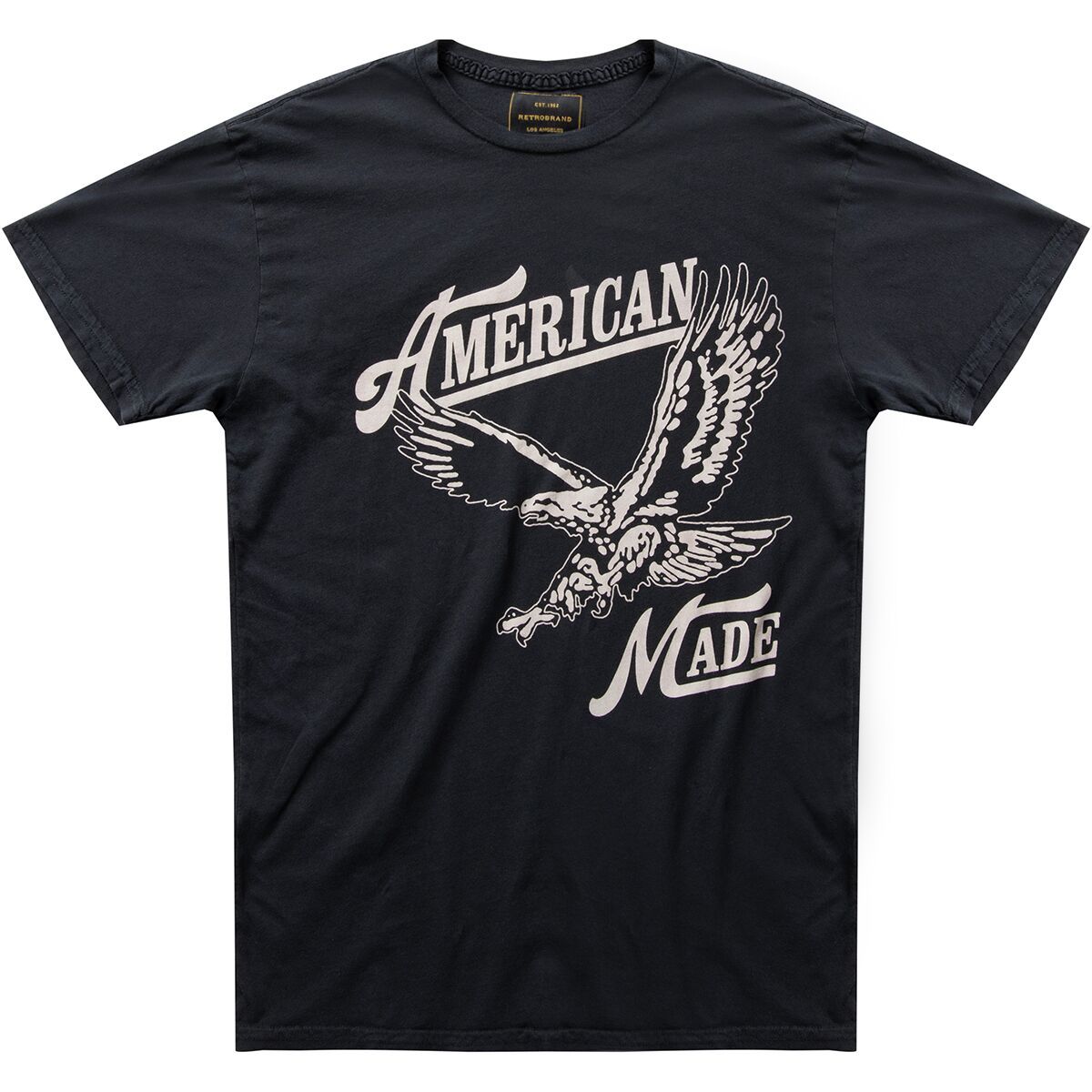 

Футболка, сделанная в США Original Retro Brand, черный