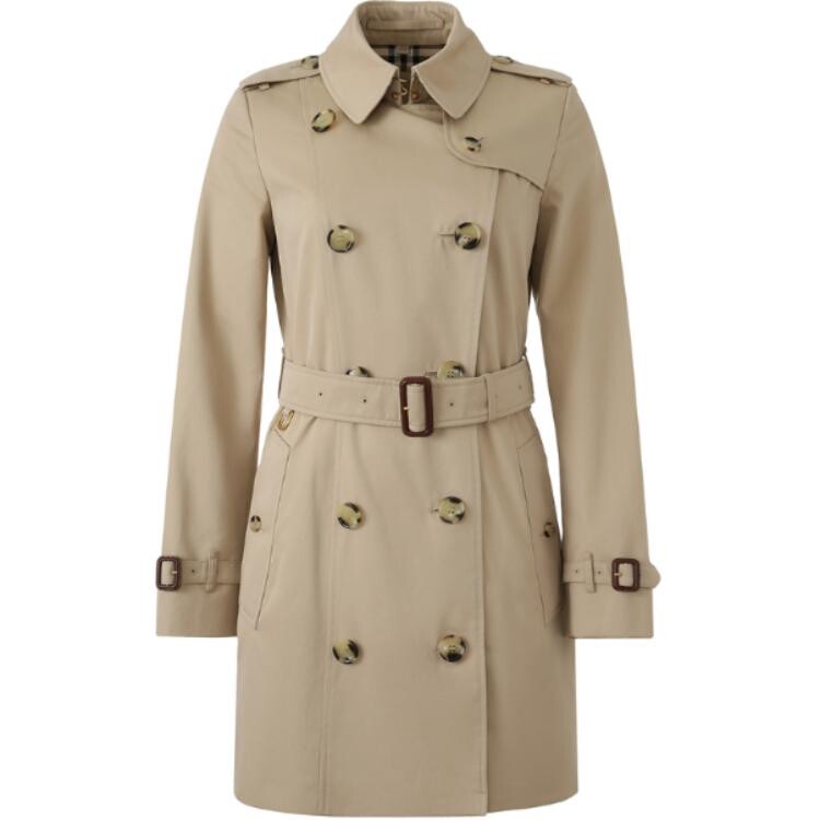 

Плащ женский Burberry Double-breasted Cotton, светло-коричневый