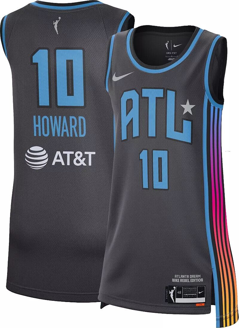 

Женская майка Nike Atlanta Dream Rhyne Howard #10 Rebel