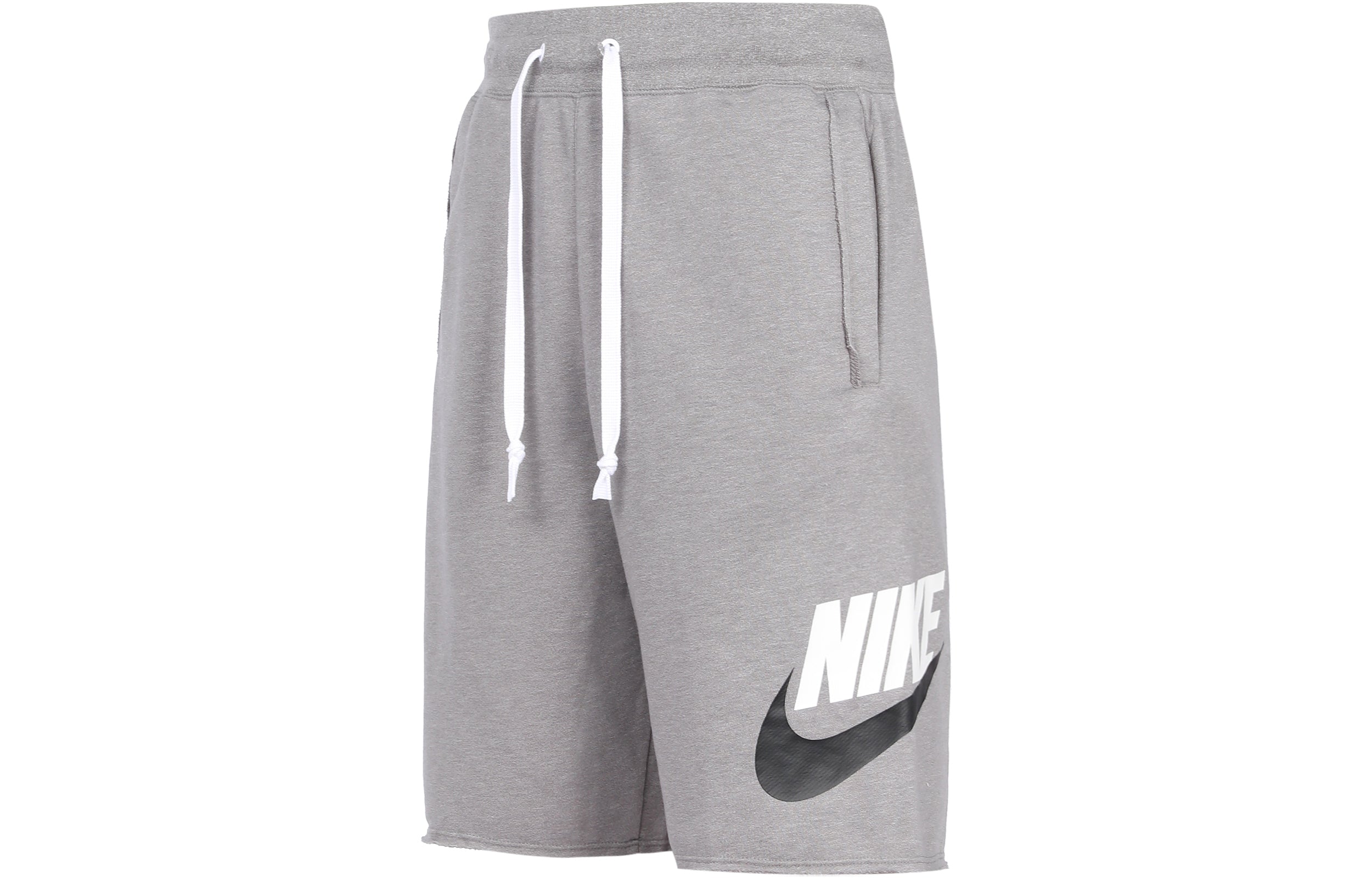 Шорты Nike As Nike Sportswear Spe Ft Alumni Short Logo 'Grey' DM6818-029 — фото 2