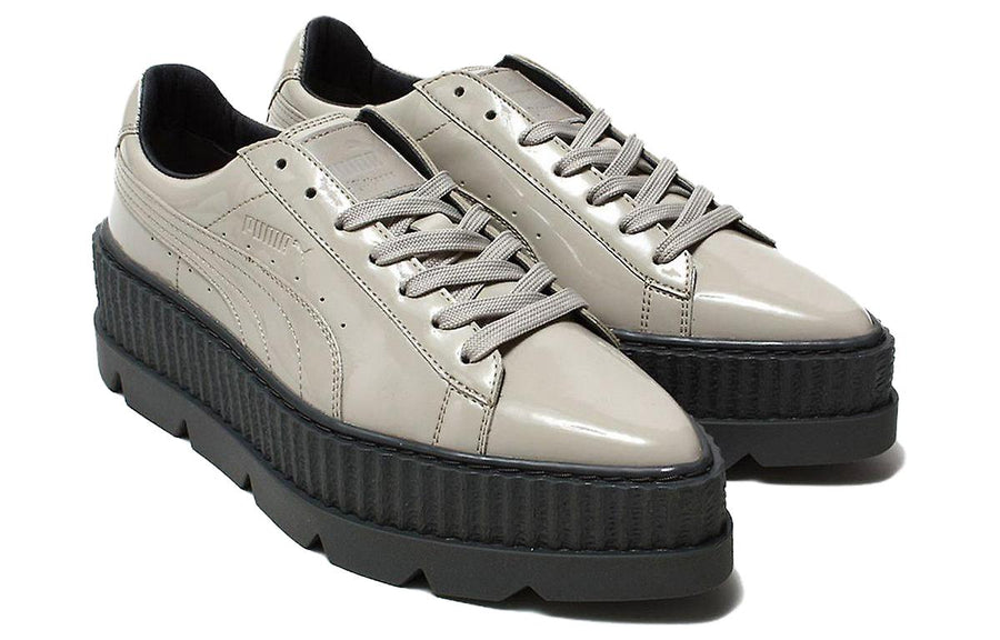 Кеды (WMNS) PUMA Fenty x Pointy Creeper Patent 'Dove', серый — фото 4
