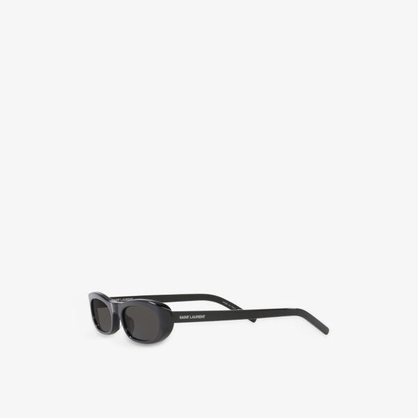 Солнцезащитные очки Sl557 в прямоугольной оправе из ацетата Saint Laurent, черный — фото 3