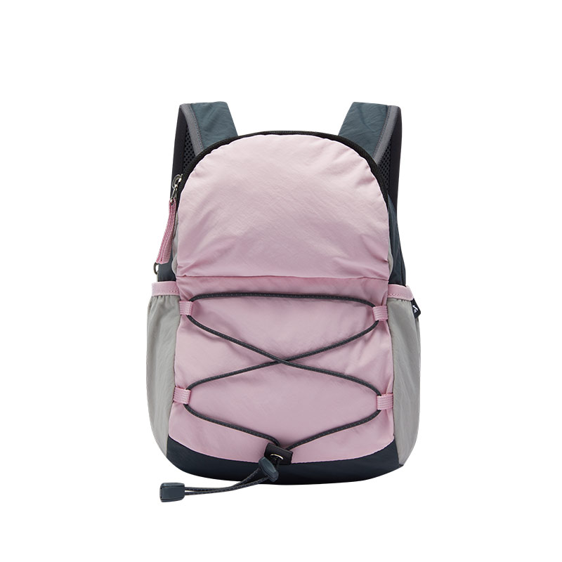

ANTA Стираемый текстильный рюкзак унисекс с ПУ основой и аппликацией, Ziyuan Pink