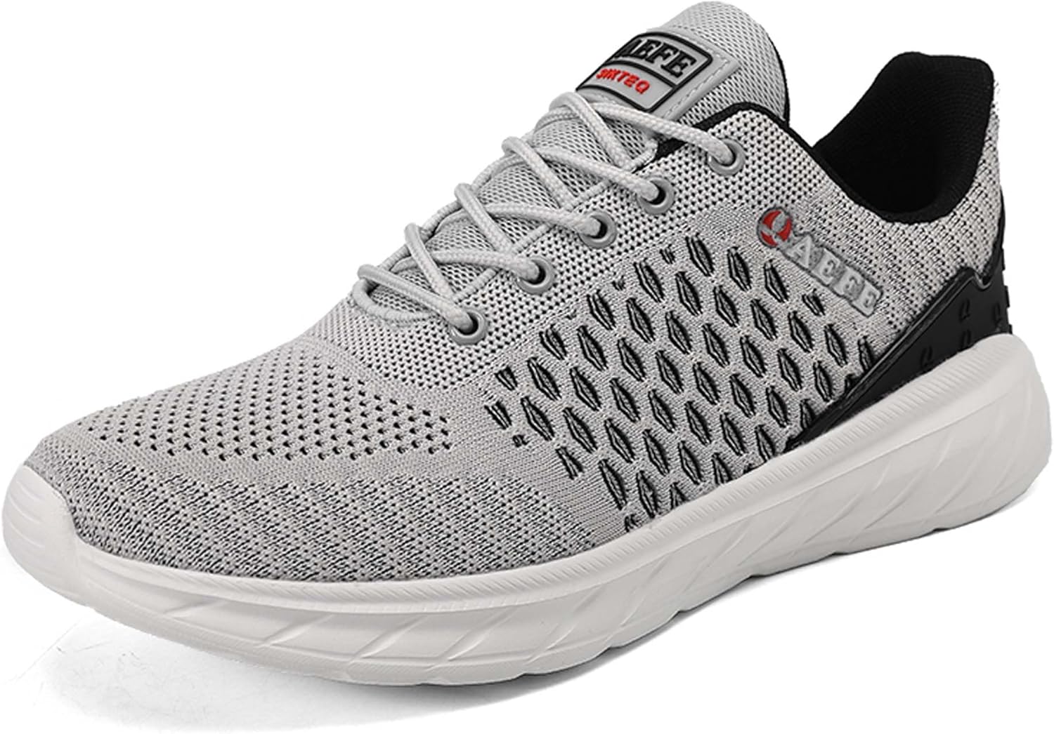 

Мужские беговые кроссовки Удобные дышащие повседневные кеды Легкая мягкая подошва Обувь для ходьбы Сетчатые фитнес-кроссовки для тренировок и тенниса Обувь для бега на открытом воздухе Dzbajrqm, серый