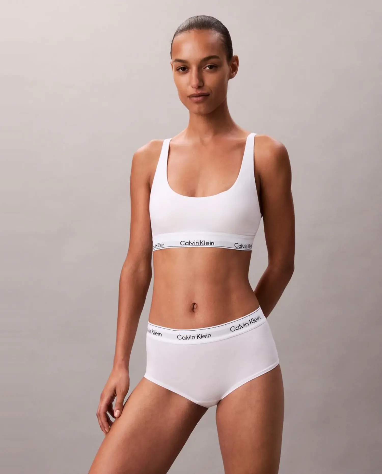 Шорты индивидуальные женские ICON COTTON MODAL Calvin Klein, белый — фото 3