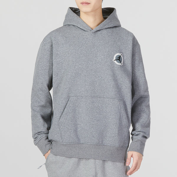 Толстовка Air Jordan OK Logo Hoodie 'Grey', серый — фото 3