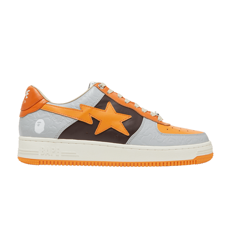 Кроссовки BAPE Bapesta Low M2 'Orange', оранжевый