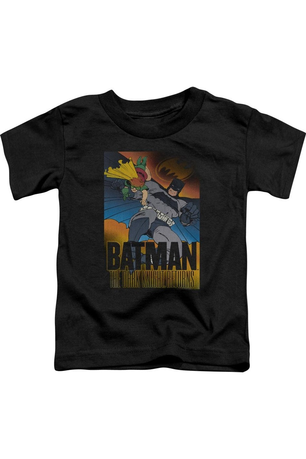 

Футболка с коротким рукавом Batman DK Returns для малышей Gildan, черный