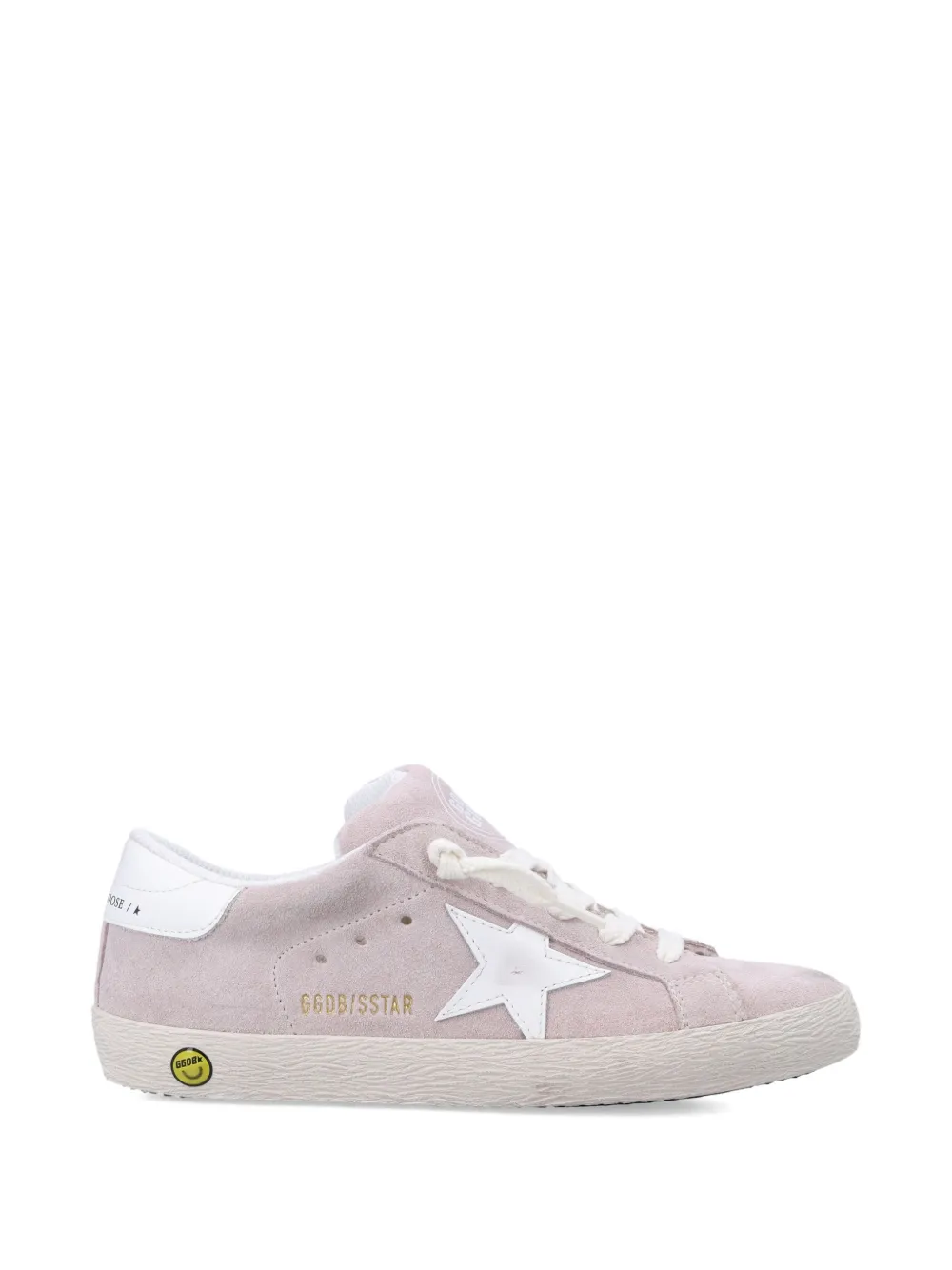 Кроссовки super star из замши Golden Goose Kids, розовый — фото 2