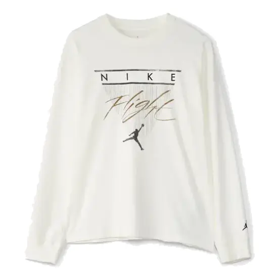 

Футболка long-sleeve graphic t-shirt asia sizing 'sail' Air Jordan, мультиколор