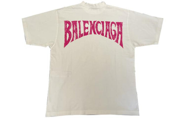Футболка paris tropical t-shirt 'white' Balenciaga, белый — фото 2