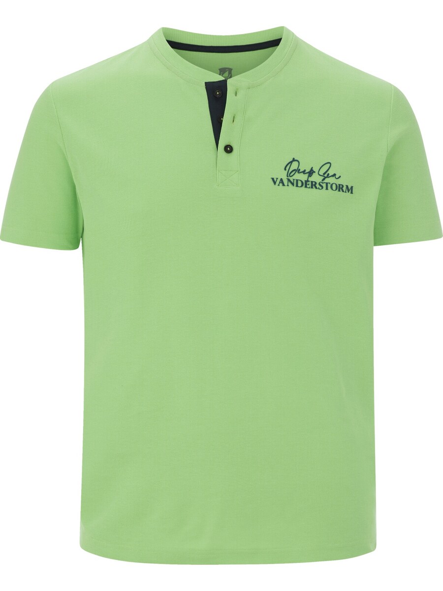 

Рубашка Jan Vanderstorm Gortan, цвет Light green/Dark green
