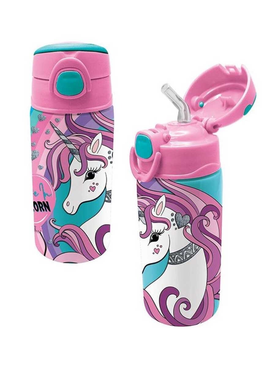 

Бутылка Kids Movie Heroes Believe in Unicorn, розовый