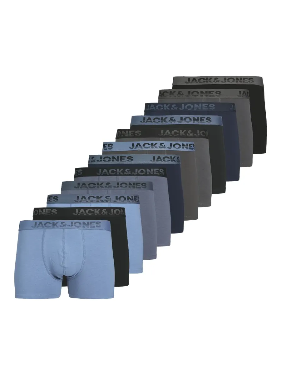

Боксерские шорты Jack & Jones "JACSHADE SOLID TRUNKS 12 PACK" (упаковка, 12 шт.), черный