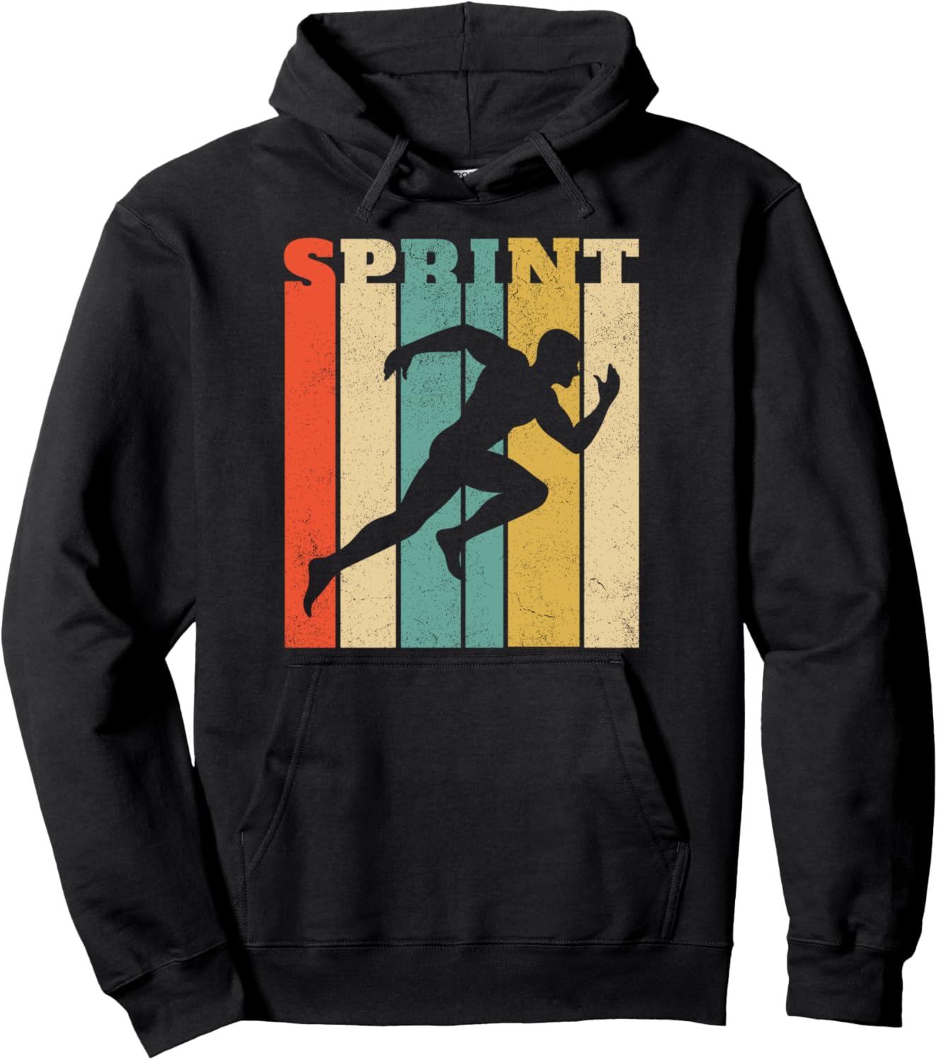 

Худи в ретро-стиле от Sprint Design для Sprinter Track Sprinters Designs, черный