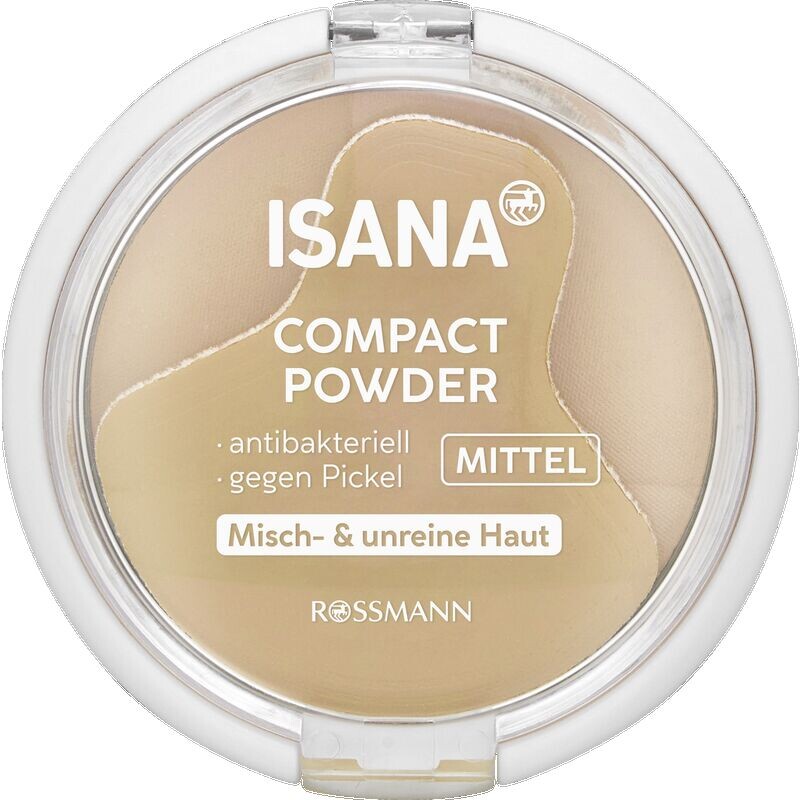 

Компактный порошок среднего размера ISANA, 9 g