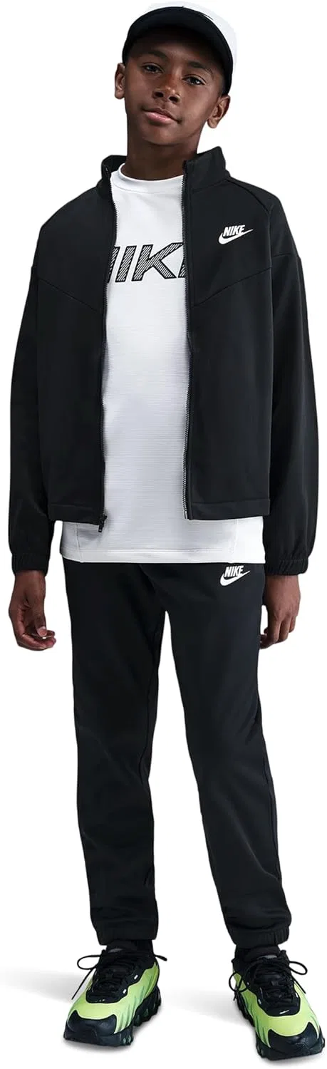 Спортивный костюм Nike Dri-FIT, куртка и брюки, Black/Black/White