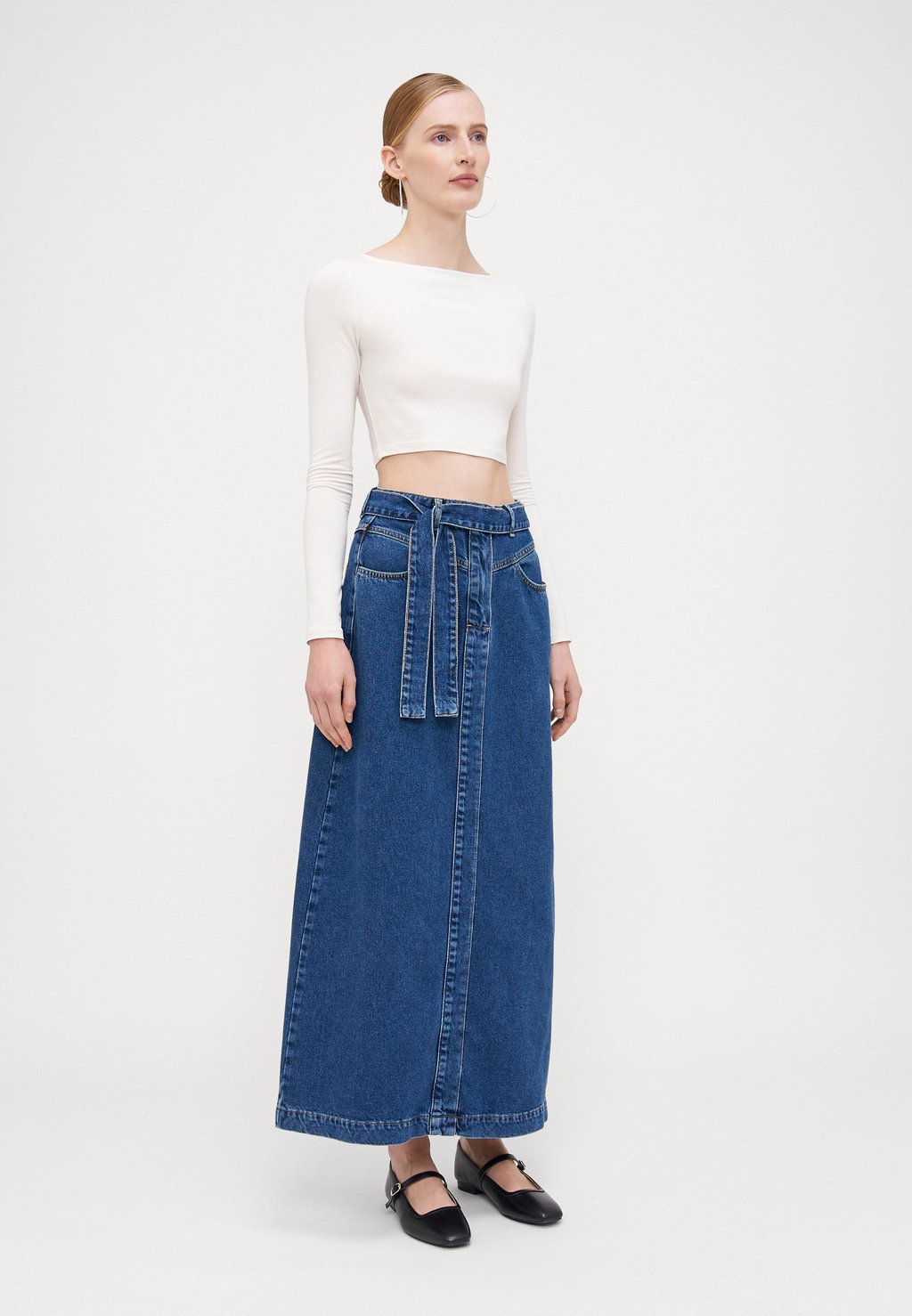 

Юбка из денима VMOLLIE SKIRT Vero Moda Tall, синий деним