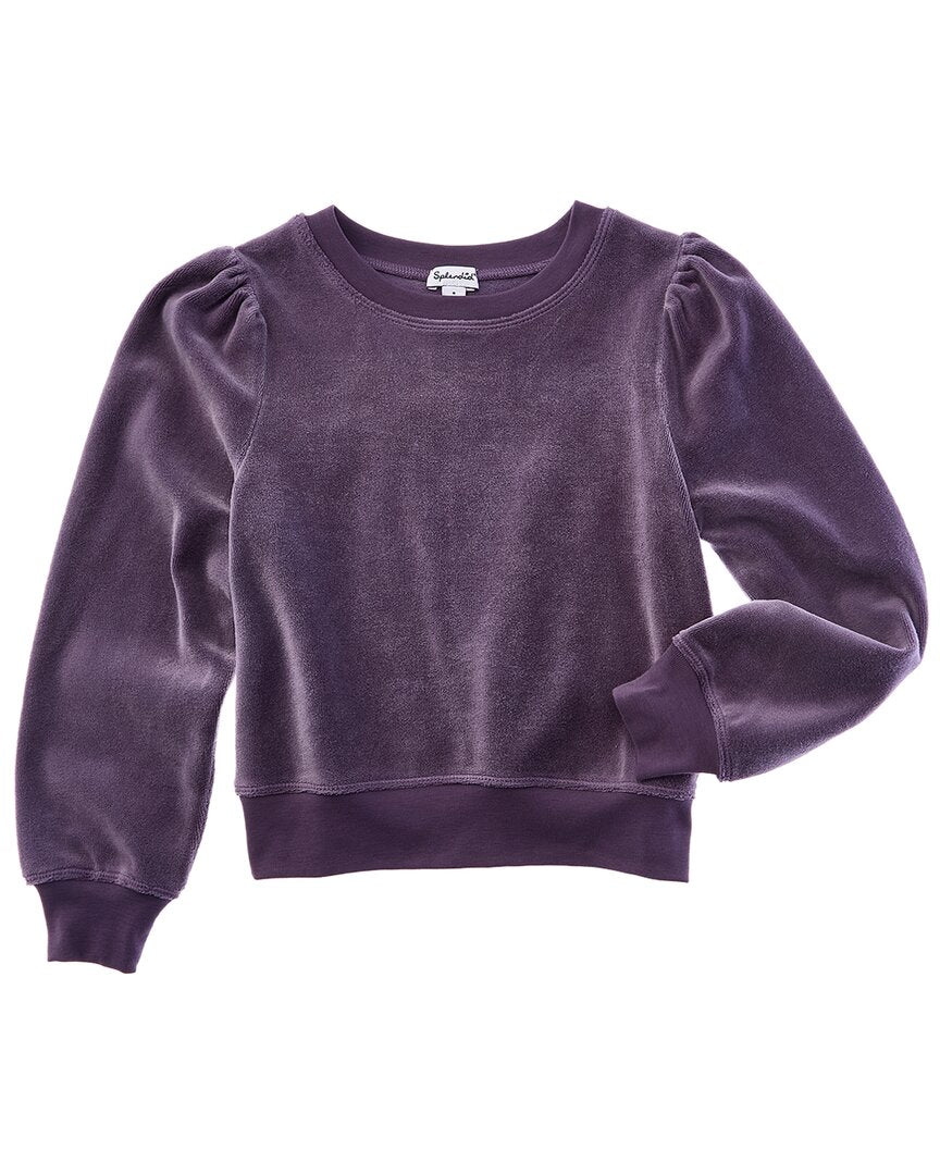 

Великолепный велюровый пуловер «Надежда» Splendid, фиолетовый