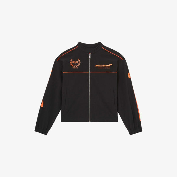 

Куртка Reiss x McLaren из эластичного трикотажа с брендированием Reiss, черный