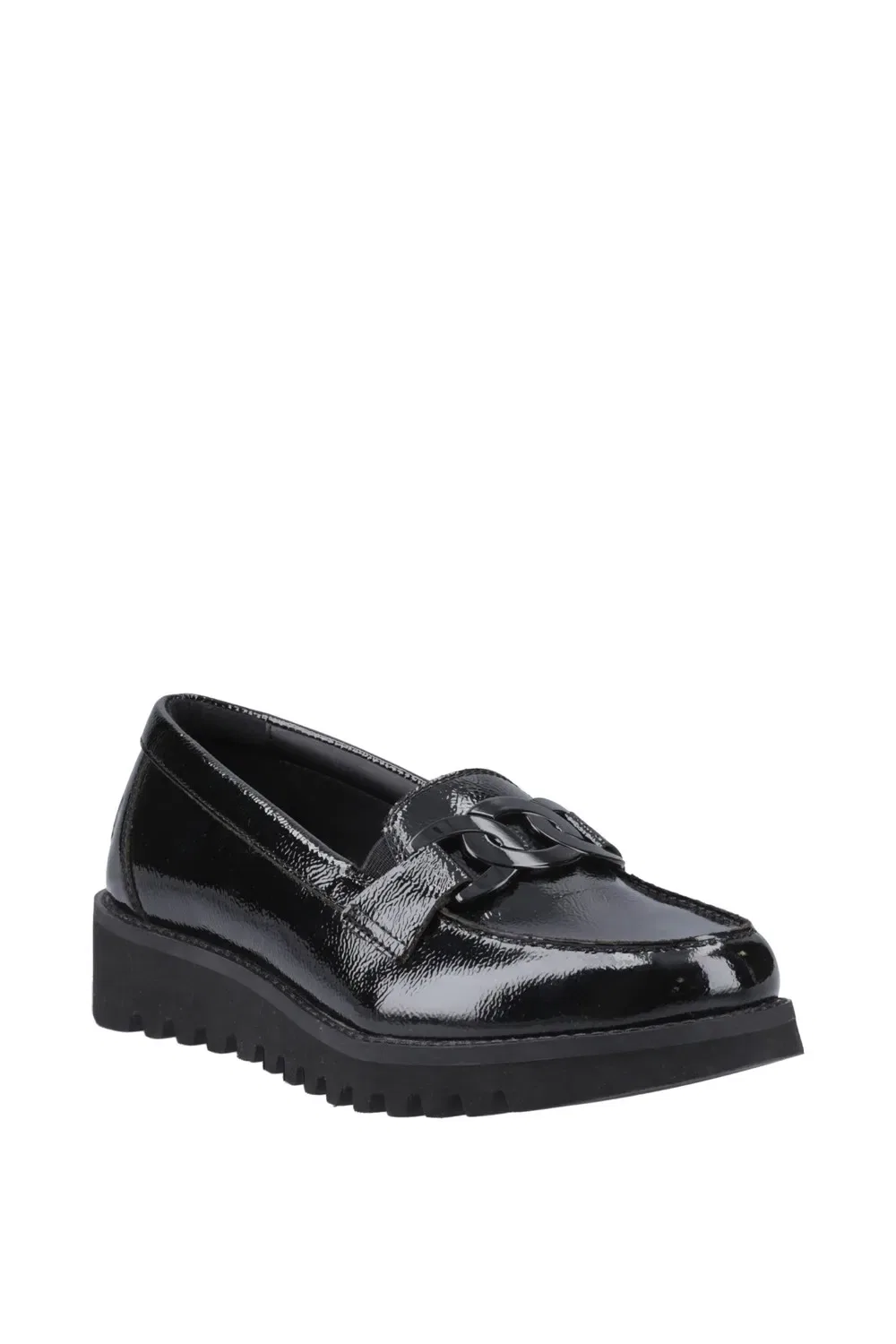 Туфли-лоферы на платформе Hush Puppies, черный