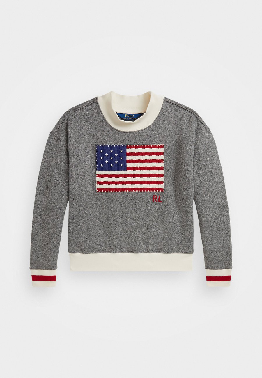 

Толстовка Polo Ralph Lauren FLAG FLEECE MOCKNECK SWEATSHIRT, Vintage Pepper Heather/Grey