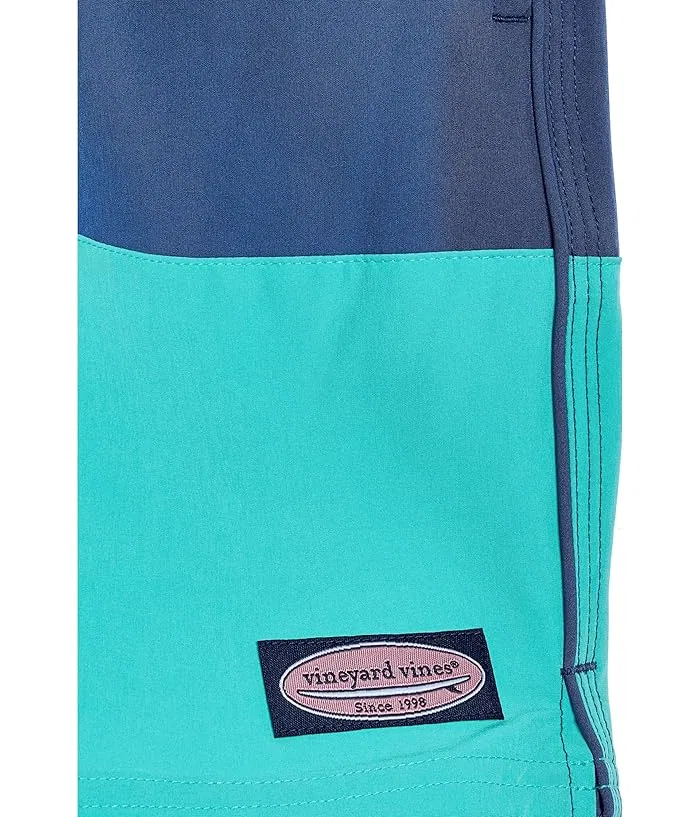Плавки Chappy Trunk Color-Block Vineyard Vines Kids, Serenity Blue — фото 3