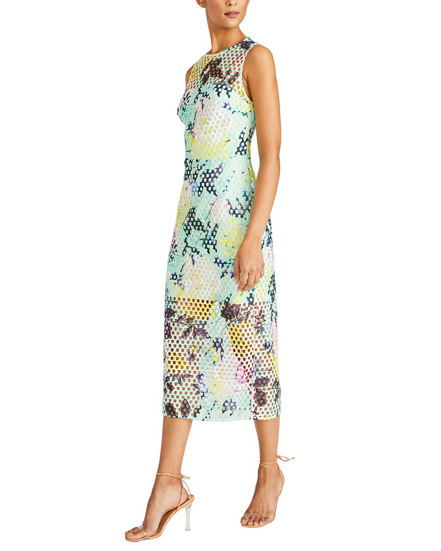 

Платье миди из кружева ML Monique Lhuillier Nora, розовый