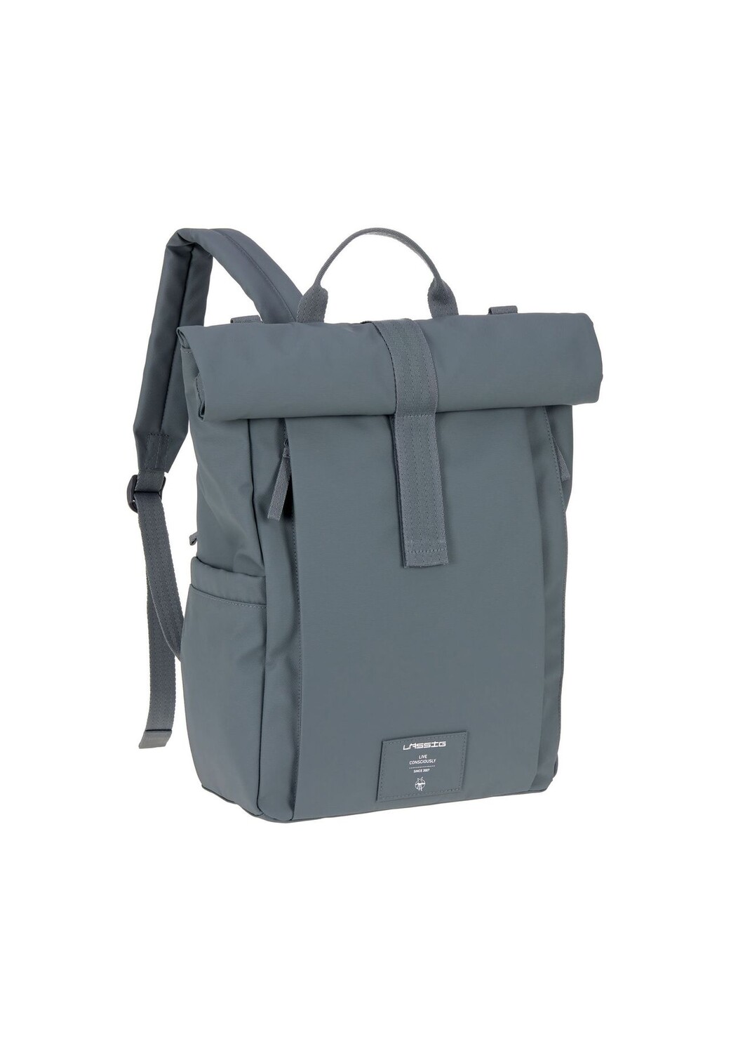 

Green Label Rolltop Up - пеленальный рюкзак 42 см LÄSSIG, антрацит