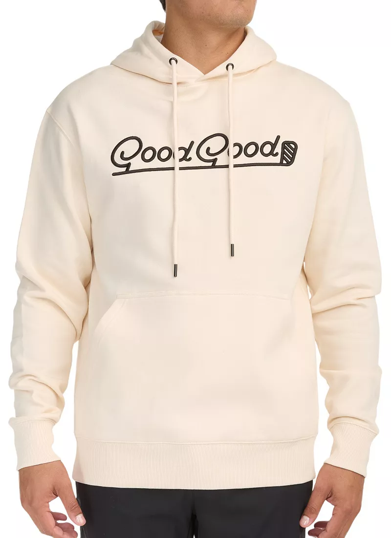 

Good Good Golf Мужская толстовка из флиса белого дуба, кремовый