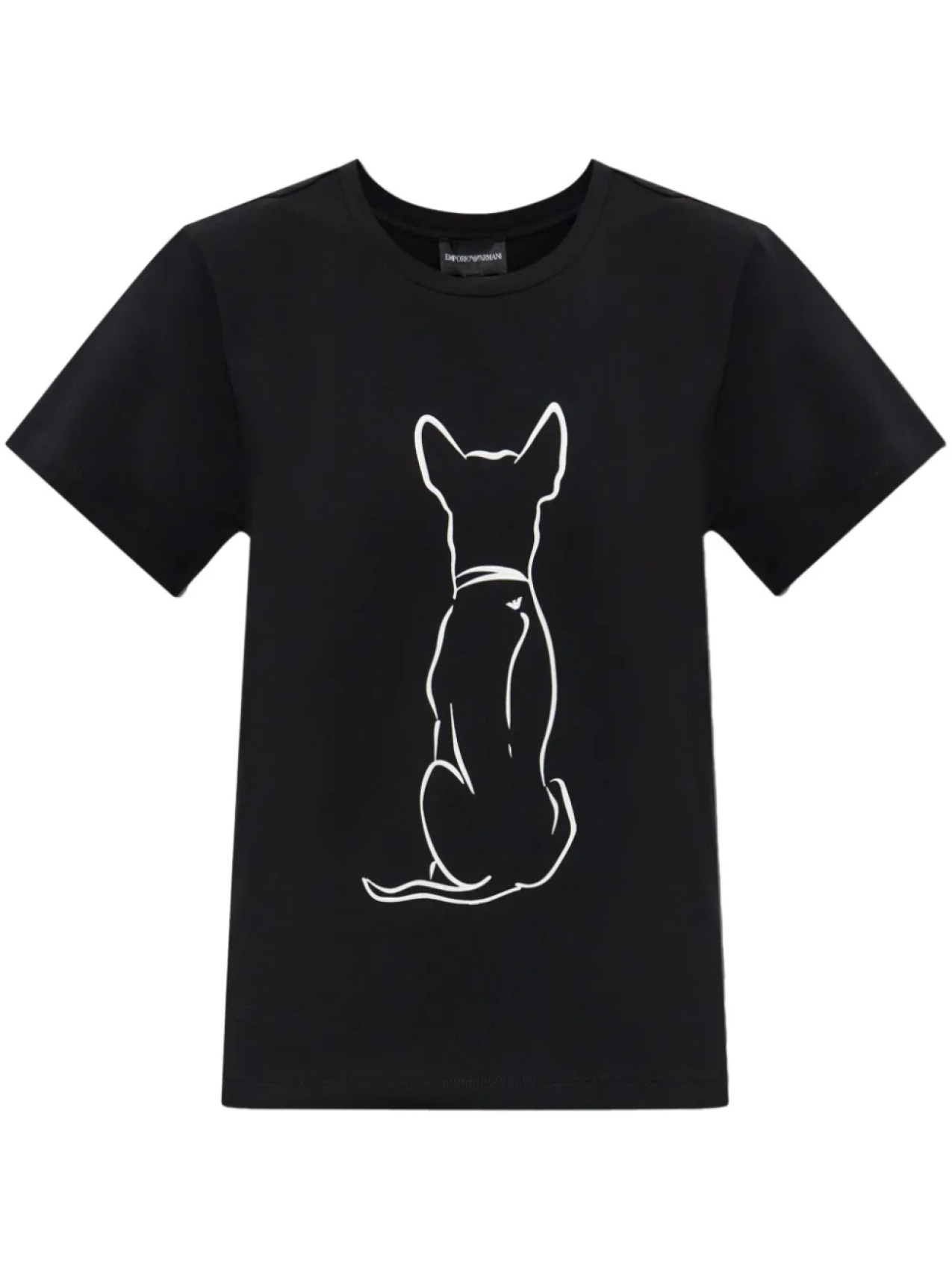 

Футболка Emporio Armani We Love Dogs, черный