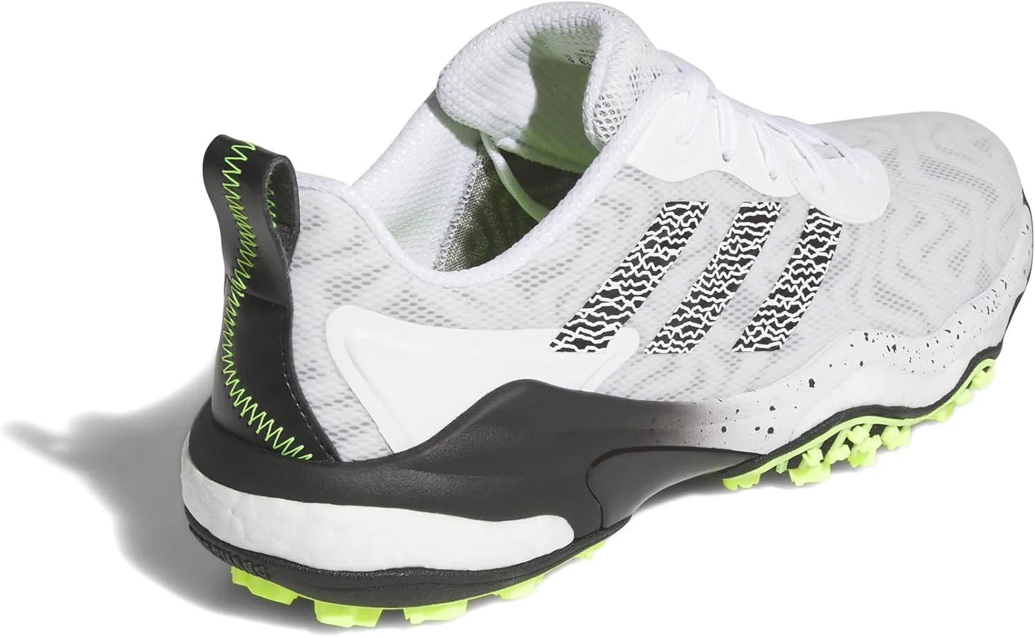 Мужские гольф-кроссовки Adidas Codechaos 25 без шипов, белый/черный — фото 3